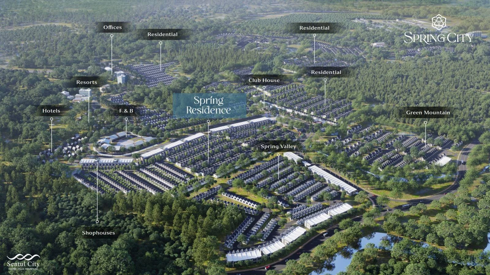 Spring Residence Master Plan - Spring City, Sentul City