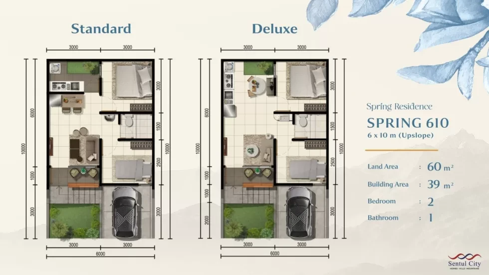 Floor plan for Spring 610 Upslope
